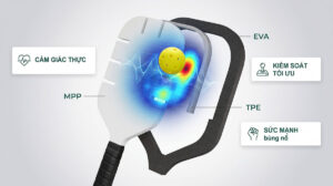 Cấu trúc vợt Pickleball Foam ảnh hưởng thế nào đến cảm giác bóng?